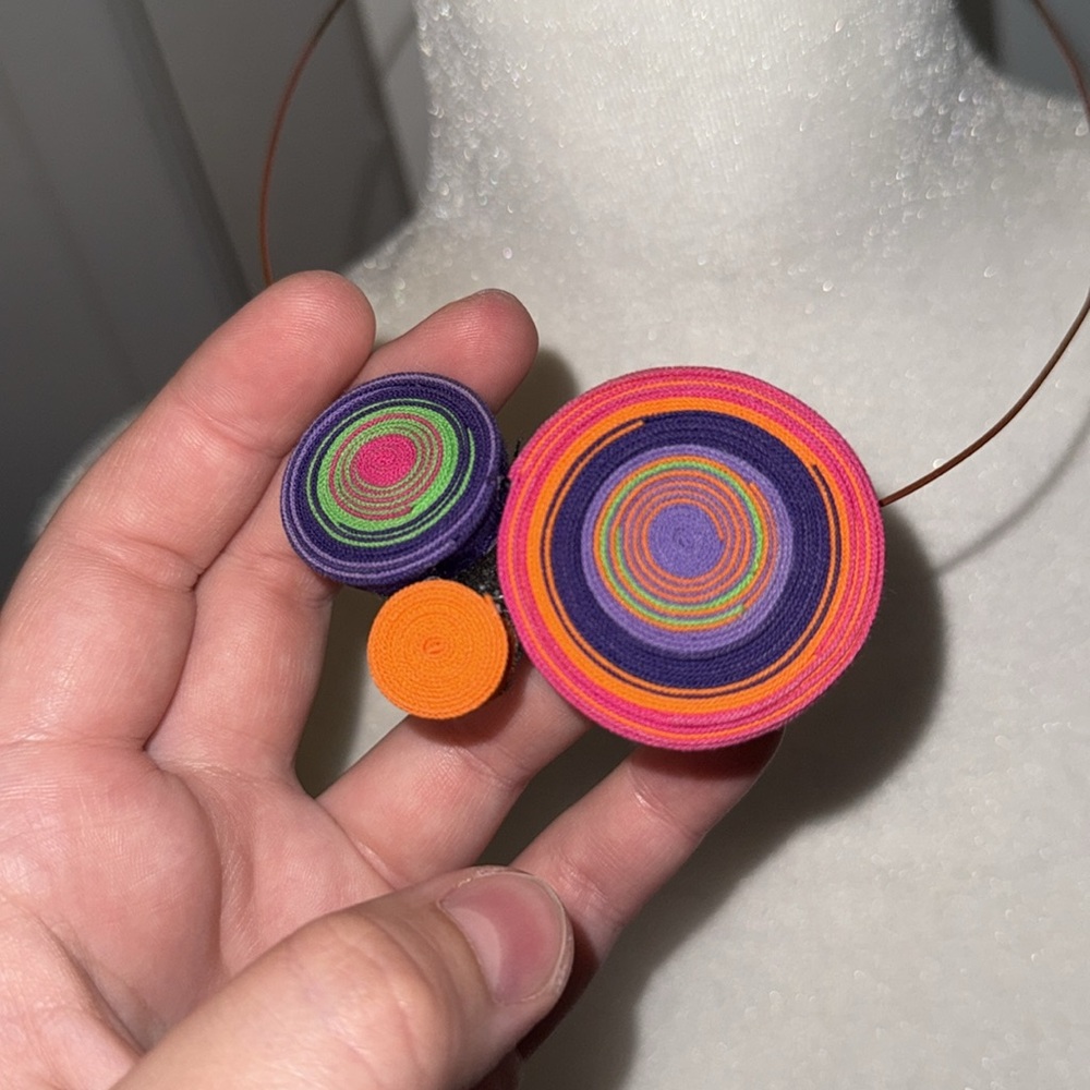 Ribbon Craft Necklace